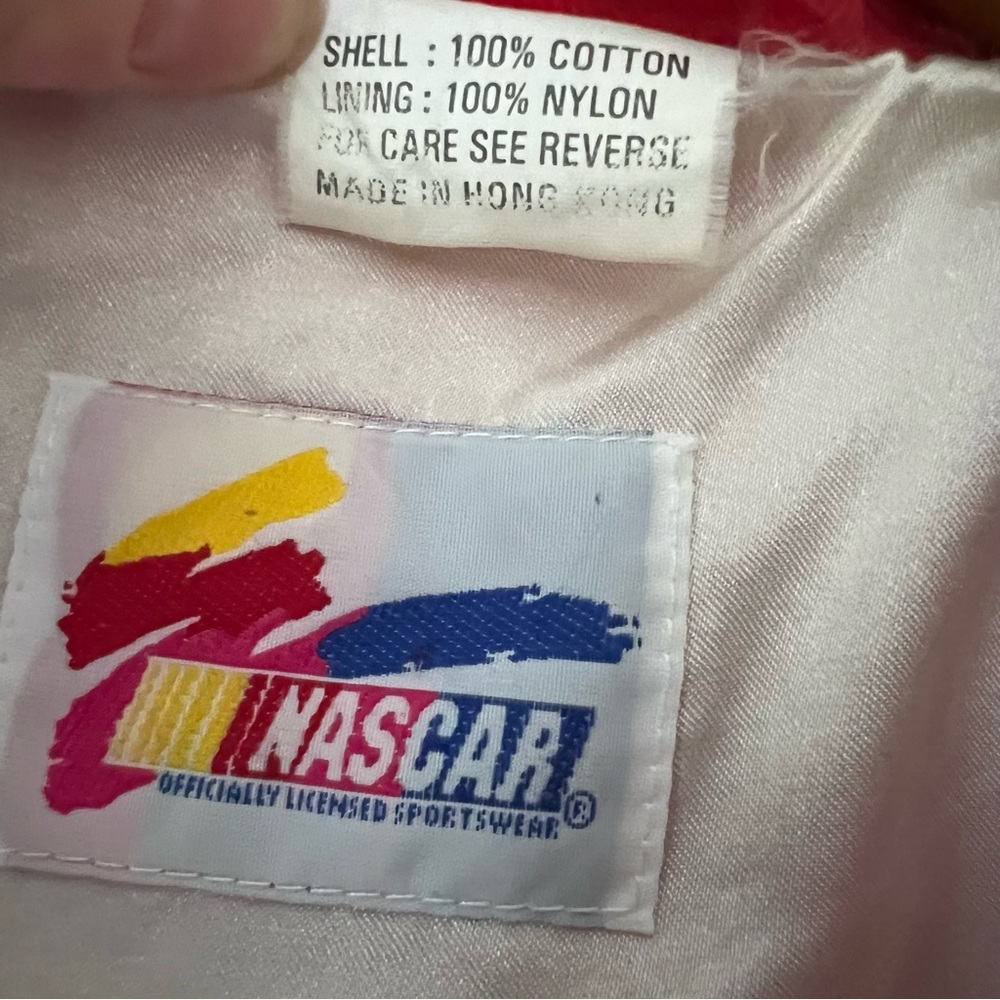 Vintage Budweiser Racing Jacket 90s NASCAR - Picture 12 of 13